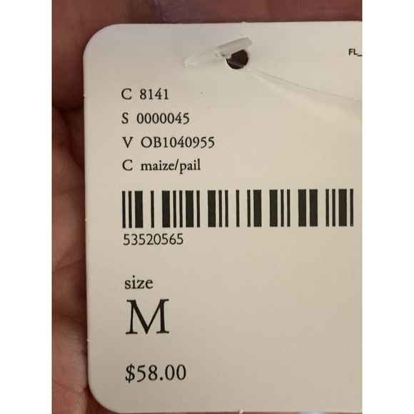 NWT Intimately Free People gold/cream long sleeve bodysuit, medium, bohemian - Picture 5 of 7